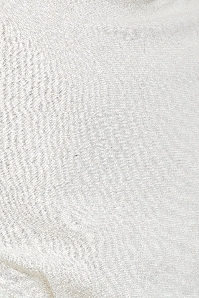 Beige Crop Top Short Sleeve - Image 6