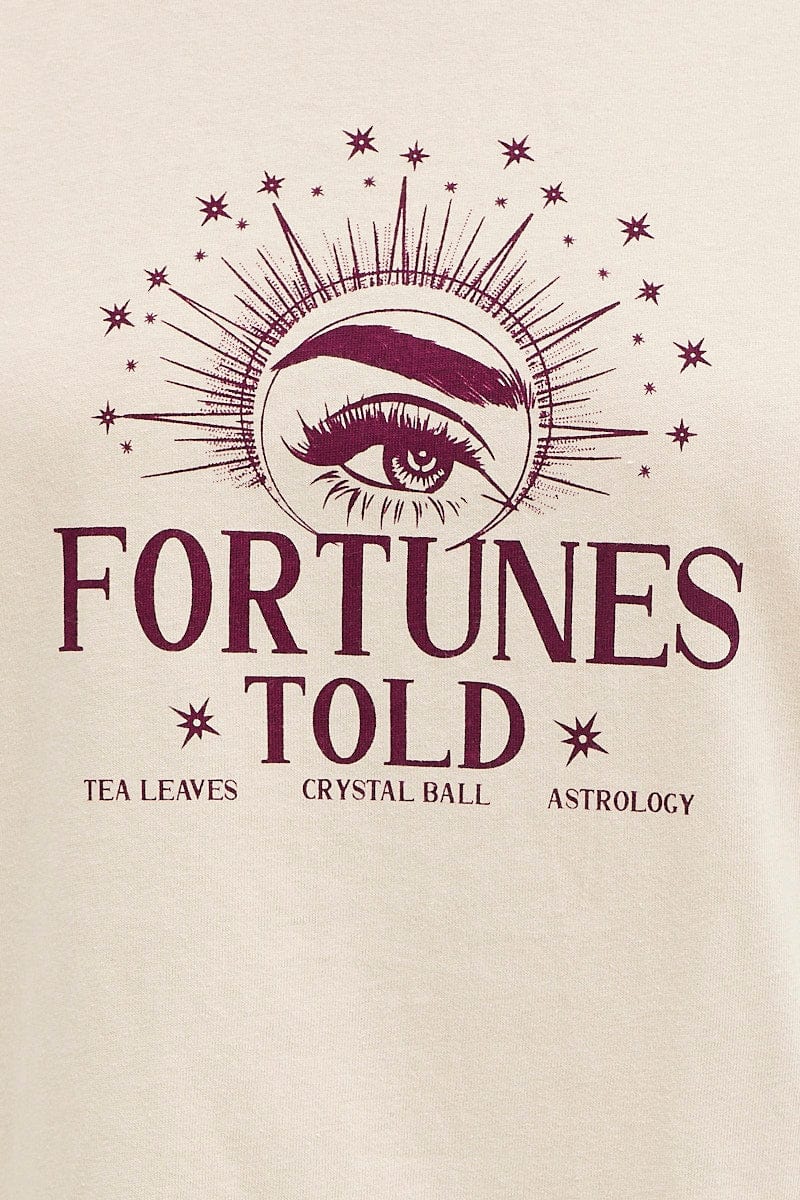 Beige Long Line T-Shirt Short Sleeve - Image 6