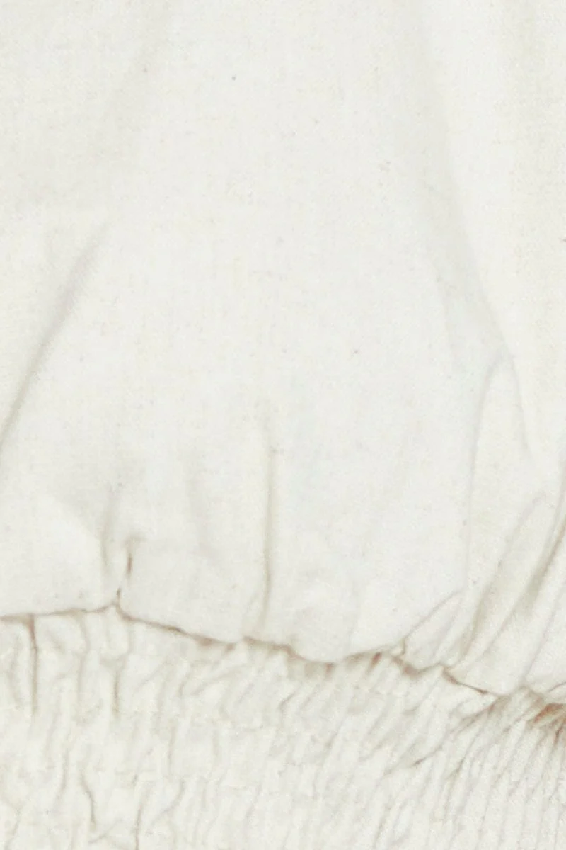 Beige Singlet Top Crop - Image 6