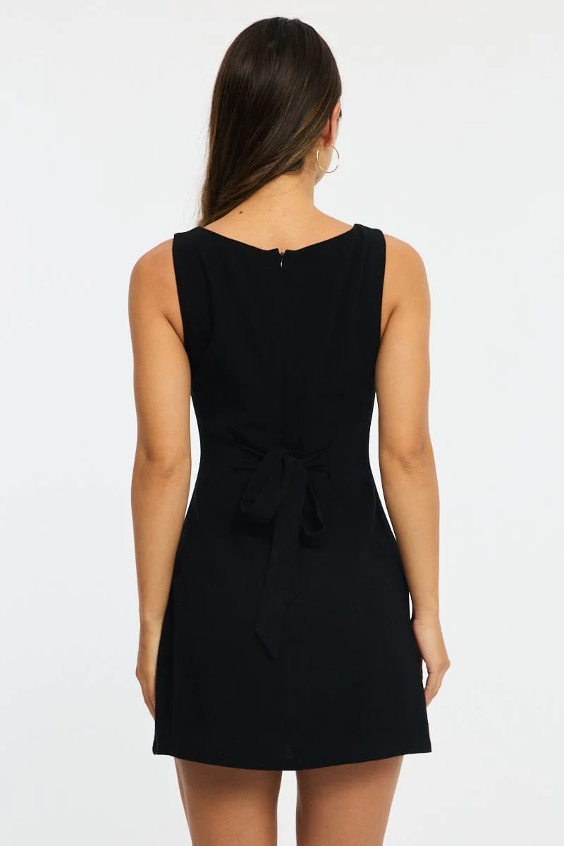 Black Bodycon Dress Mini - Image 4