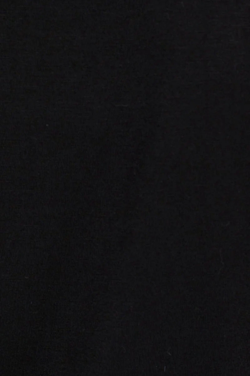 Black Corset Detail Drawstring Top - Image 6
