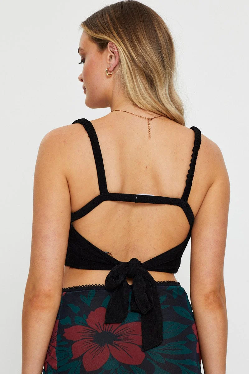 Black Crop Top - Image 4