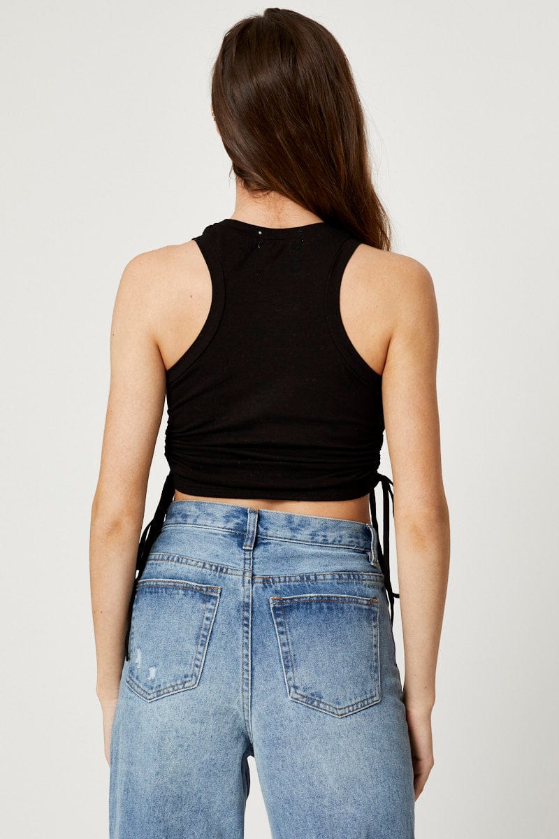 Black Cut Out Tank - Image 4