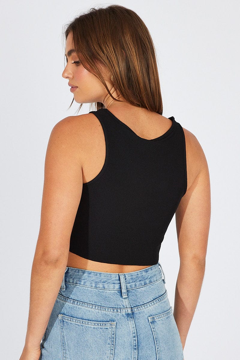 Black Graphic Tank - Image 5