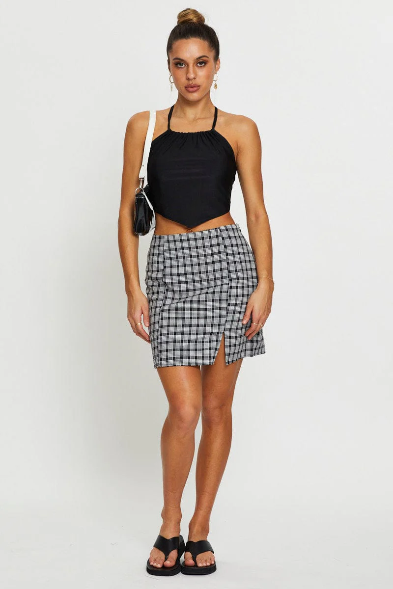 Black Halter Top - Image 3