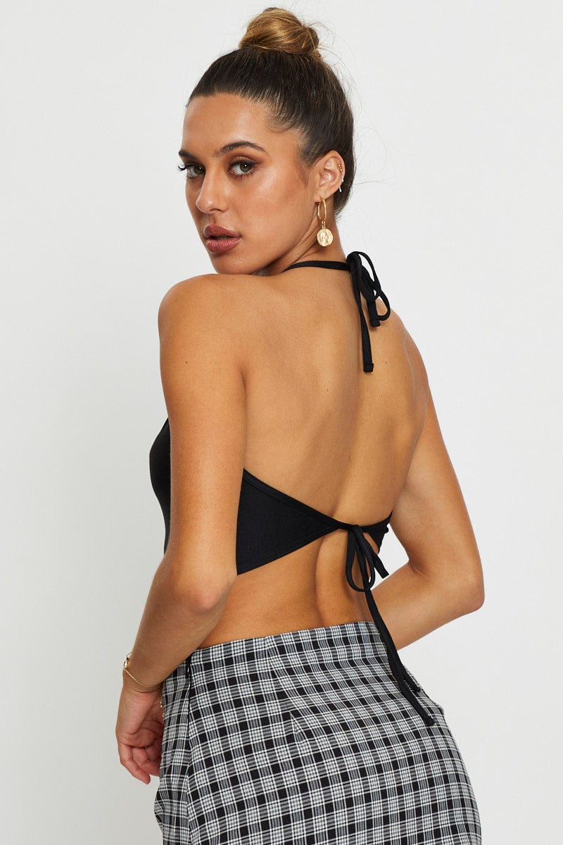 Black Halter Top - Image 5