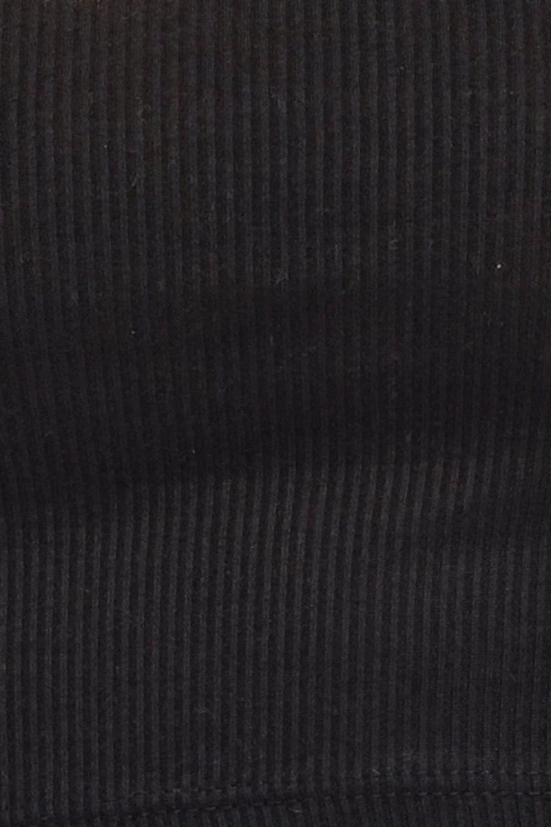 Black Keyhole Top Halter Neck - Image 6