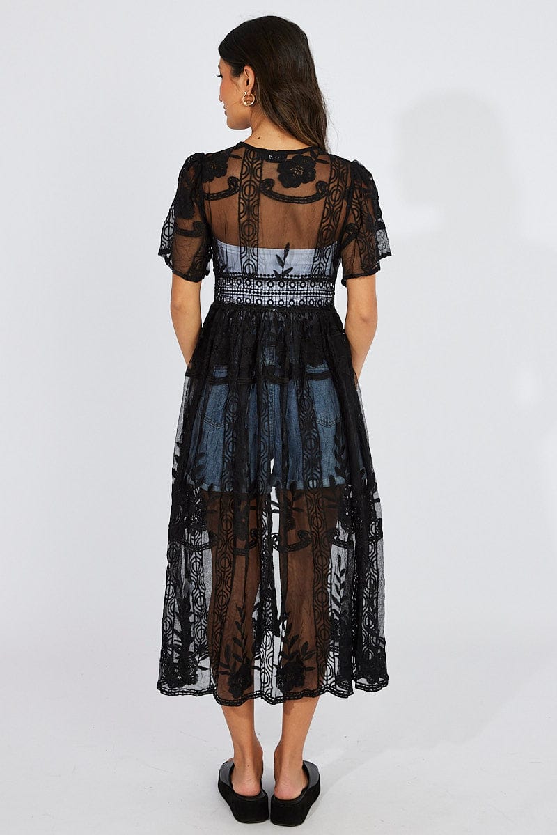 Black Kimono Short Sleeve - Image 5
