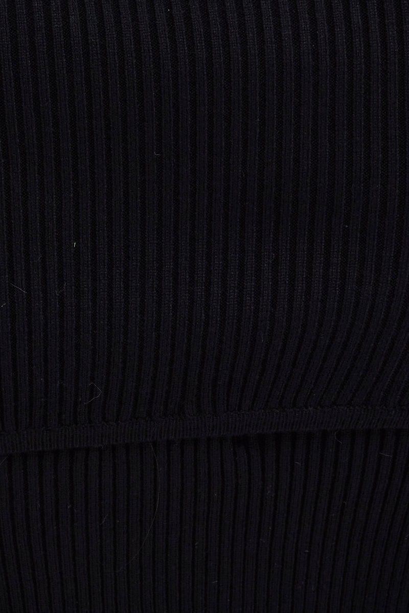 Black Knitted Boob Tube And Shrug Set - Image 6
