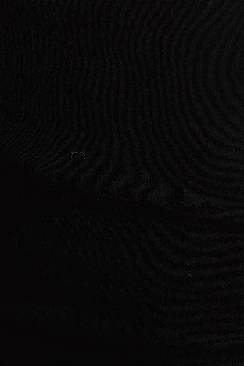 Black Organza Puff Sleeve Crop Top - Image 10