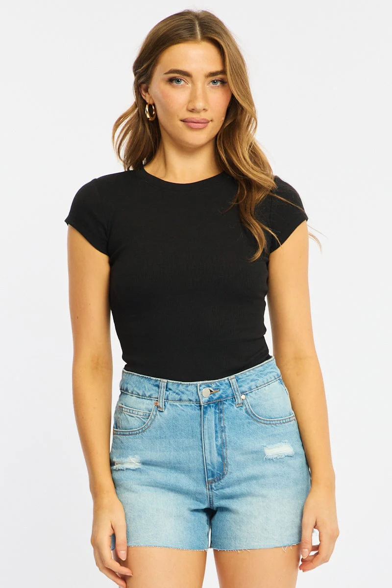Black Short Sleeve T-Shirt