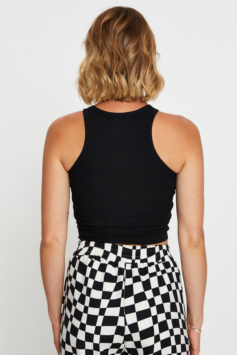 Black Singlet Top - Image 5