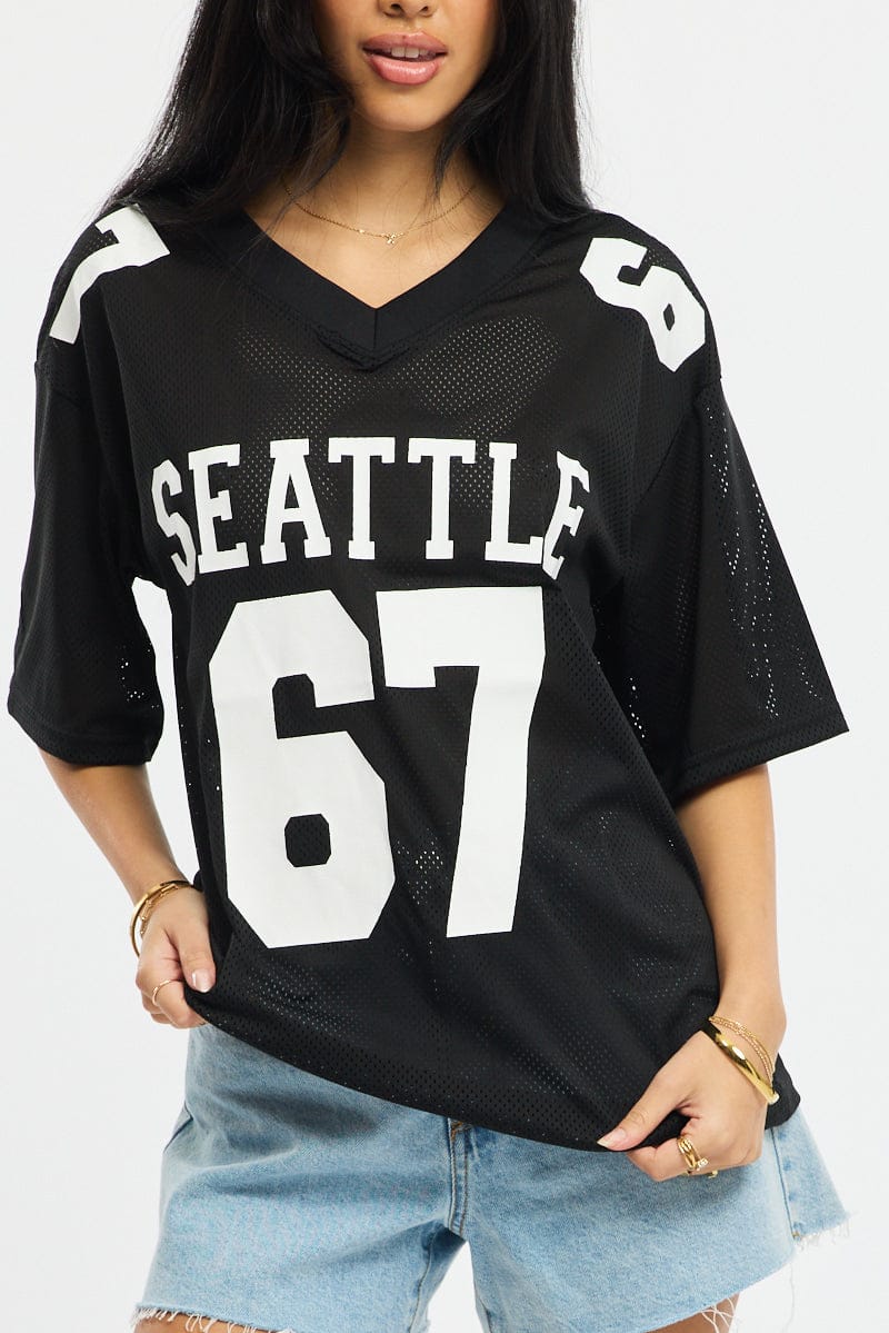 Black Sport Tee Short Sleeve - Image 5