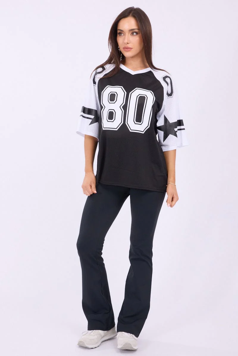 Black Sport Tee Short Sleeve - Image 2