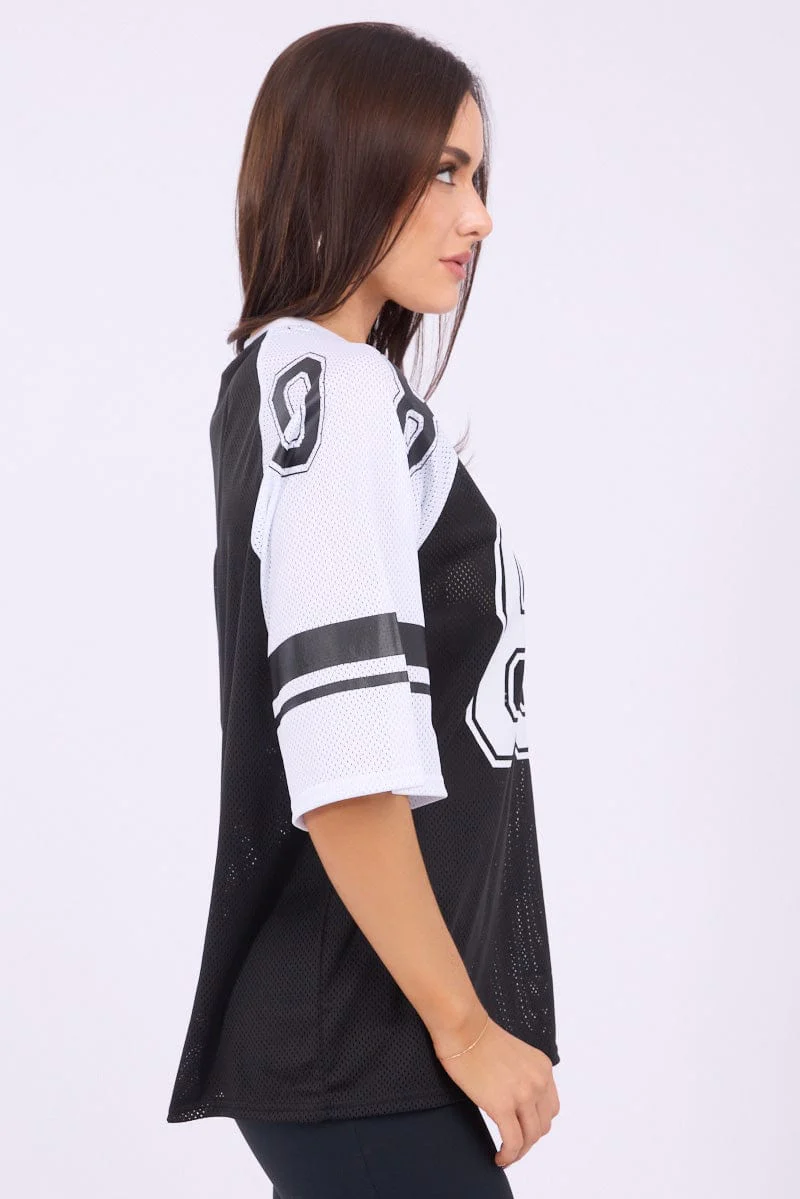 Black Sport Tee Short Sleeve - Image 4