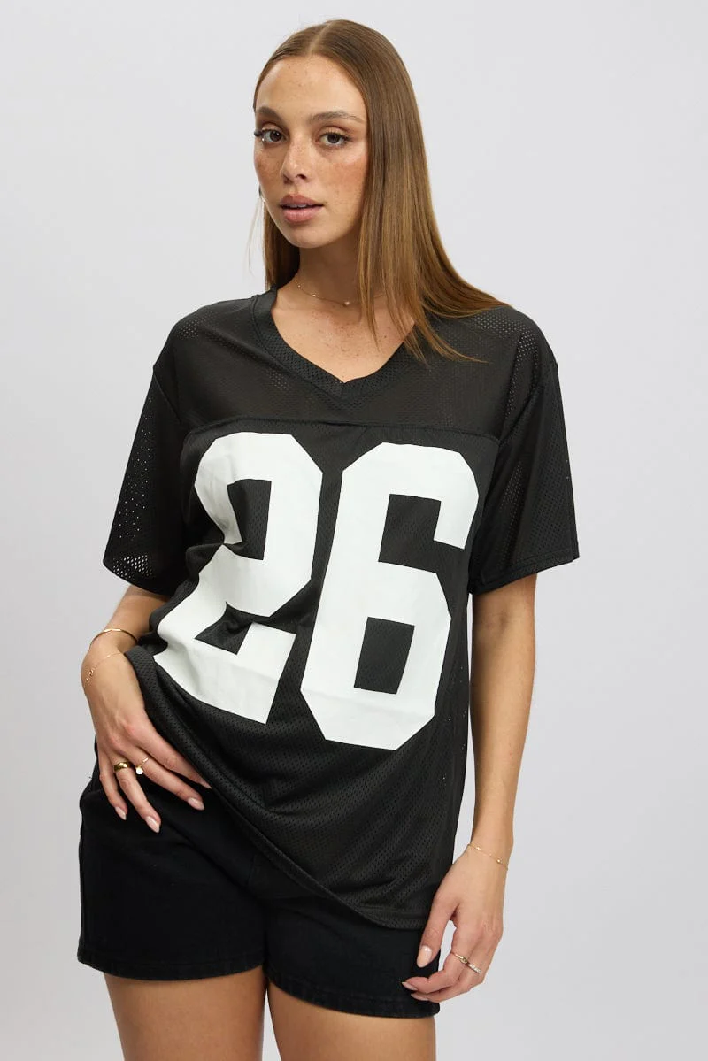 Black Sport Tee Short Sleeve - Image 3