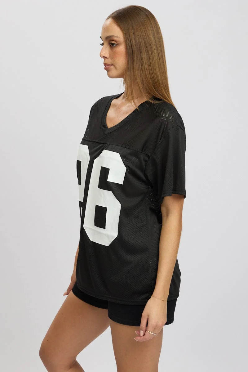 Black Sport Tee Short Sleeve - Image 4