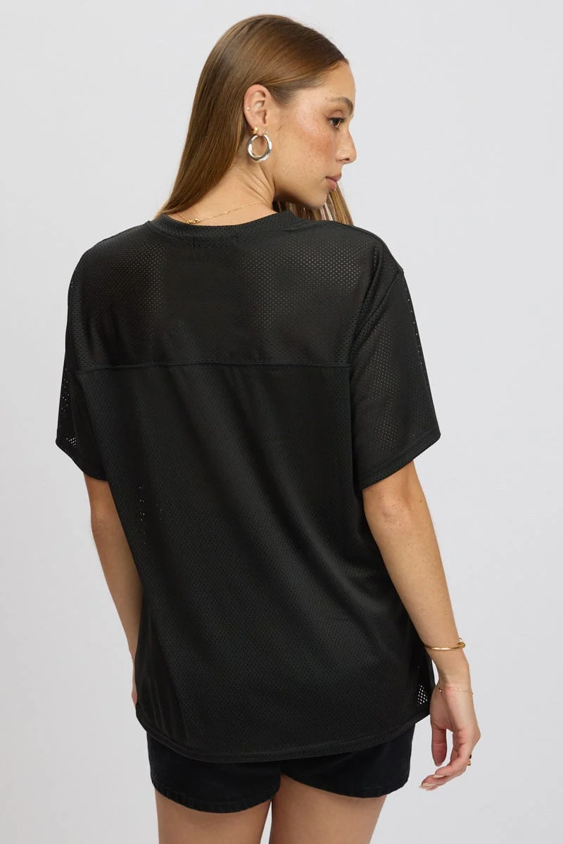 Black Sport Tee Short Sleeve - Image 5