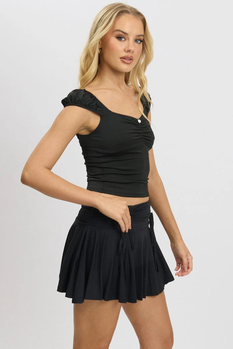 Black Top Short Sleeve - Image 4
