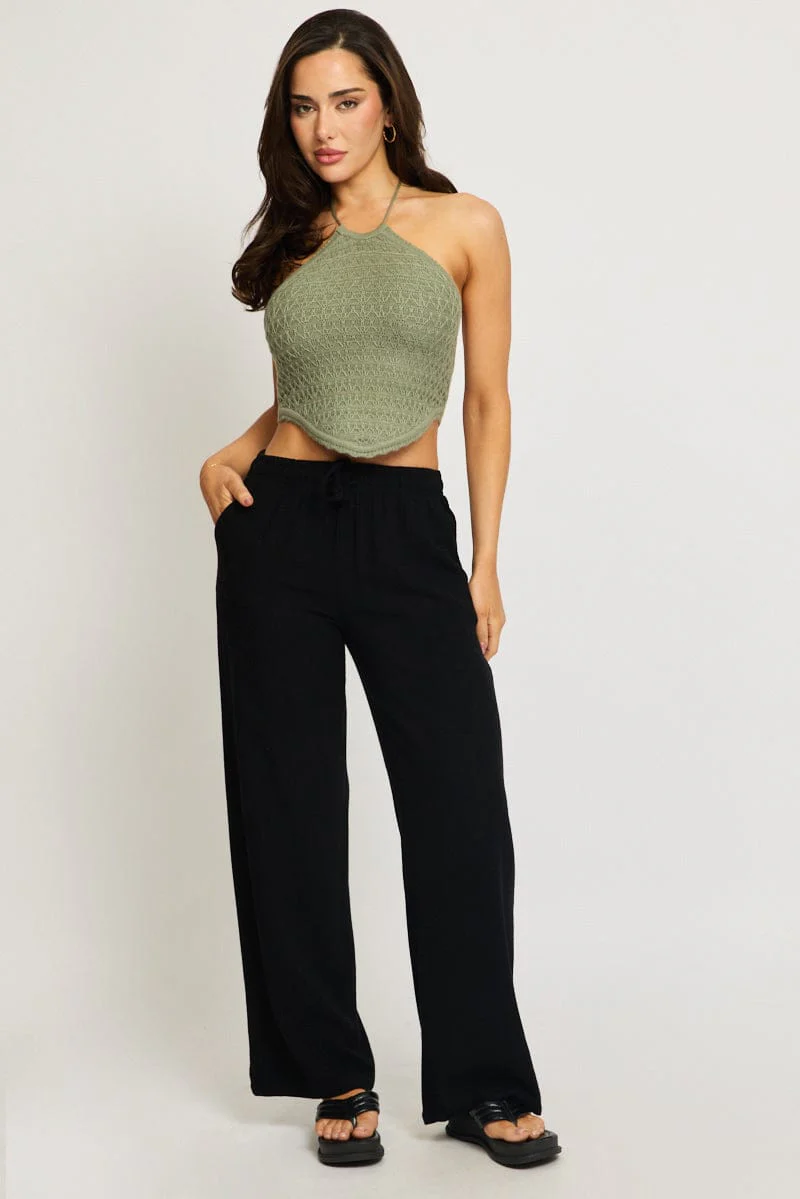 Black Wide Leg Pants