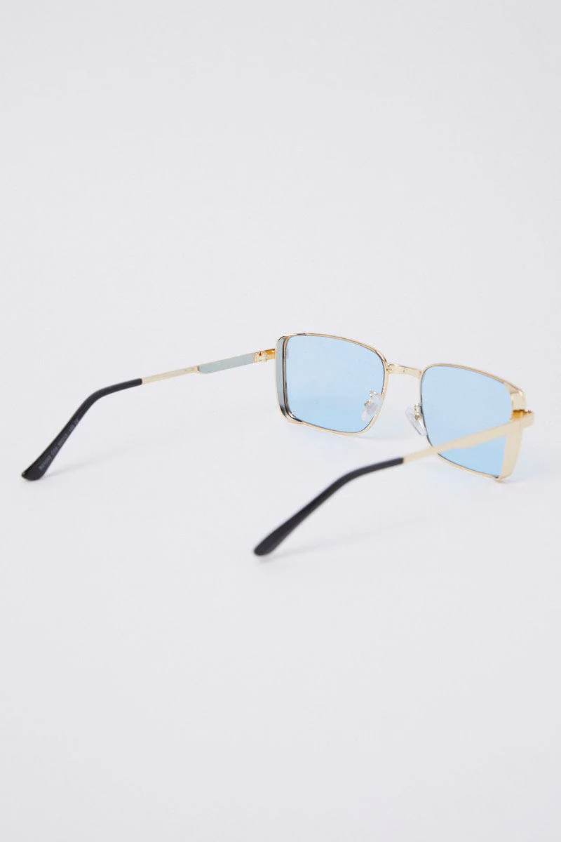 Blue Fashion Sunglasses - Image 4