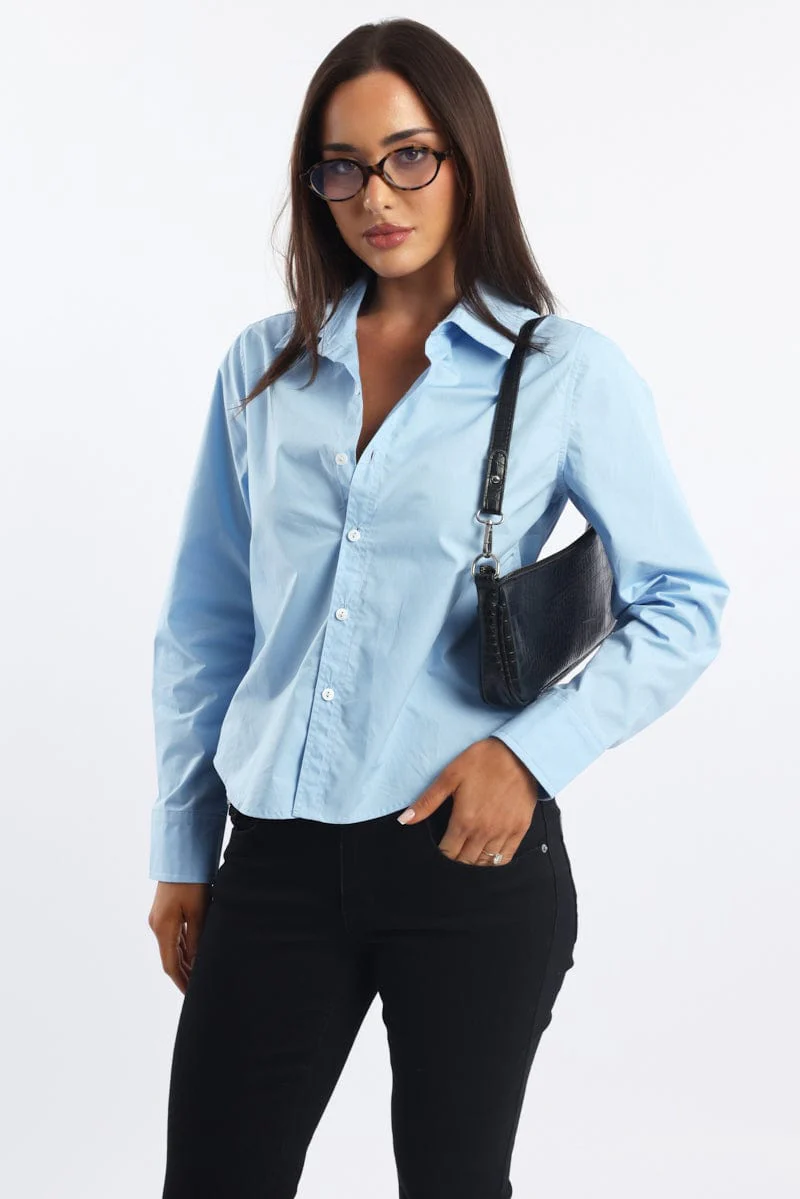 Blue Smart Fit Shirt - Image 3