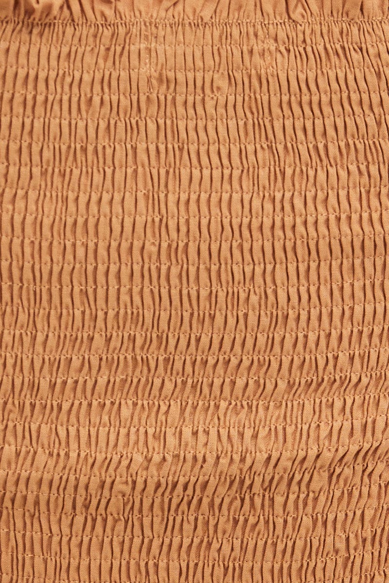 Brown Bodysuit Top Long Sleeve - Image 6
