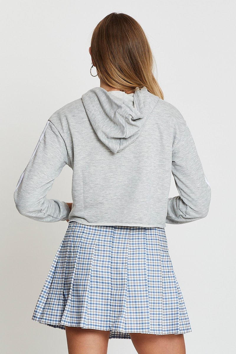 Check Pleated Skirt Mini Tennis - Image 5