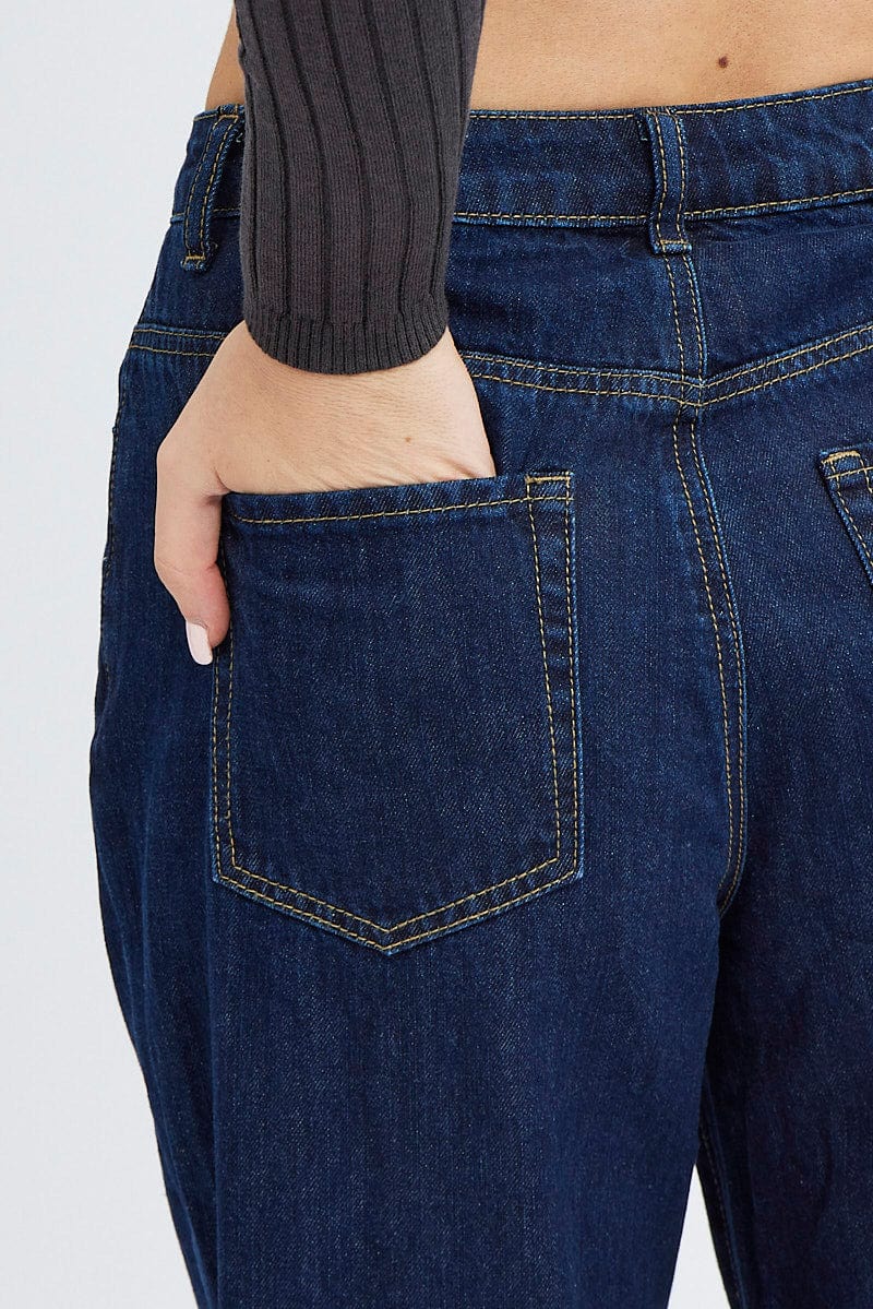 Denim Baggy Denim Jeans High Rise - Image 6