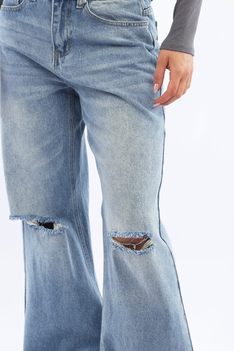 Denim Baggy Jeans Low Rise - Image 5