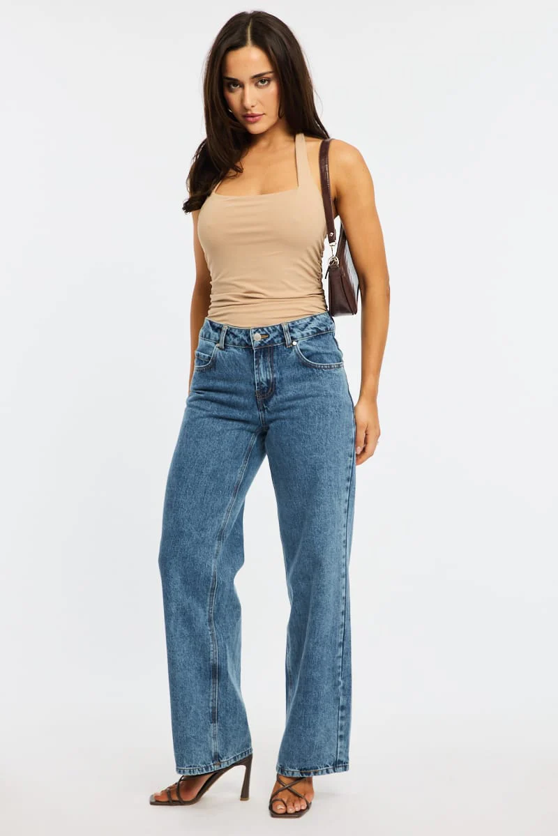 Denim Baggy Jeans Low Rise - Image 2