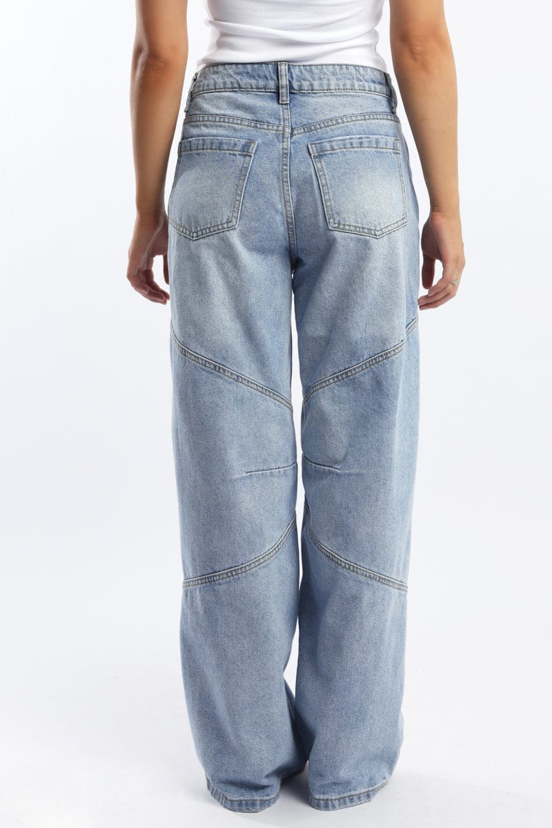 Denim Barrel Jeans Low rise - Image 4