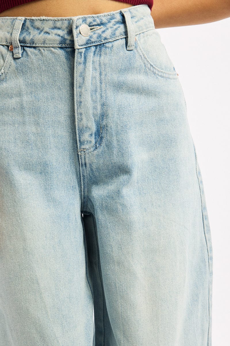 Denim Barrel Jeans Low Rise - Image 5