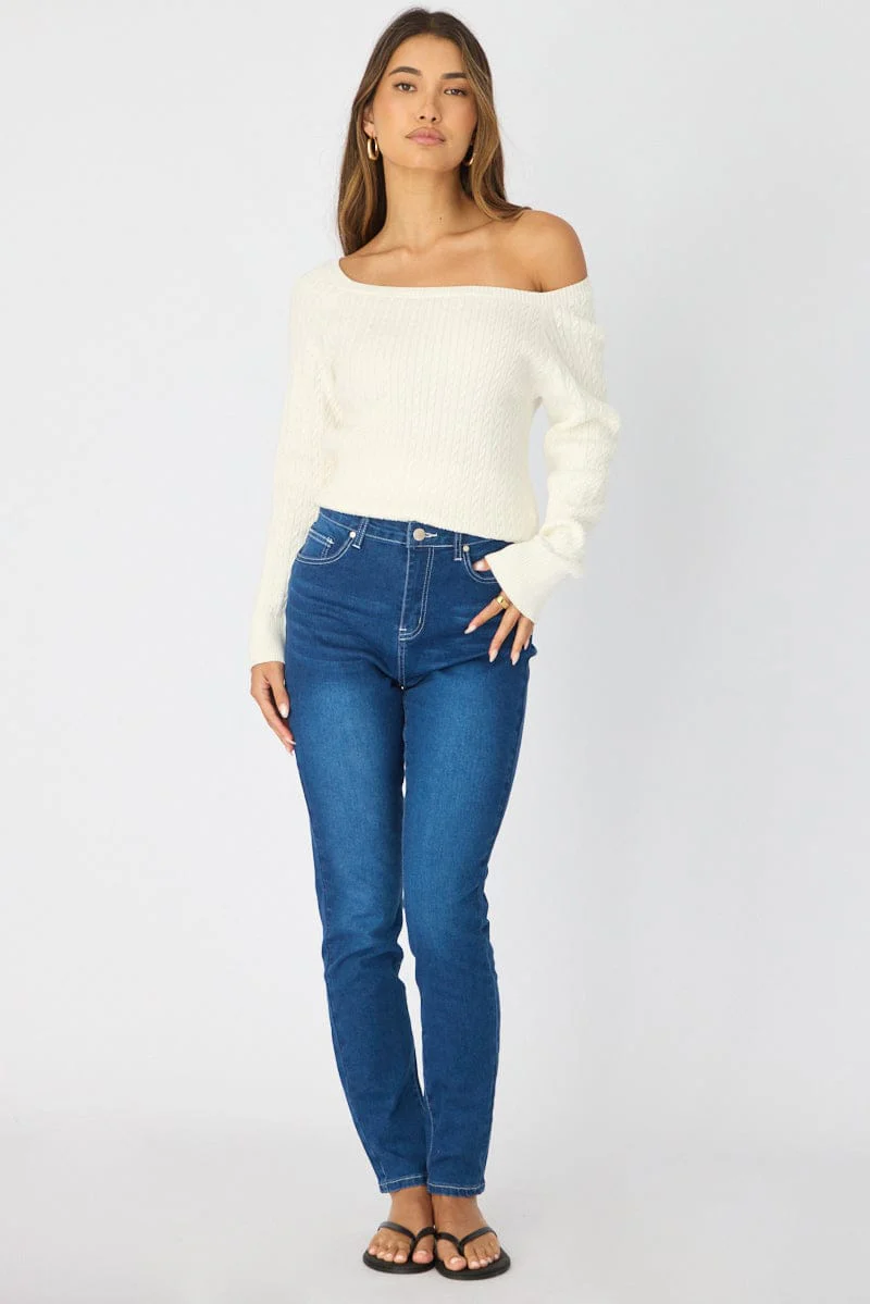 Denim Denim Skinny Jeans High Rise - Image 3