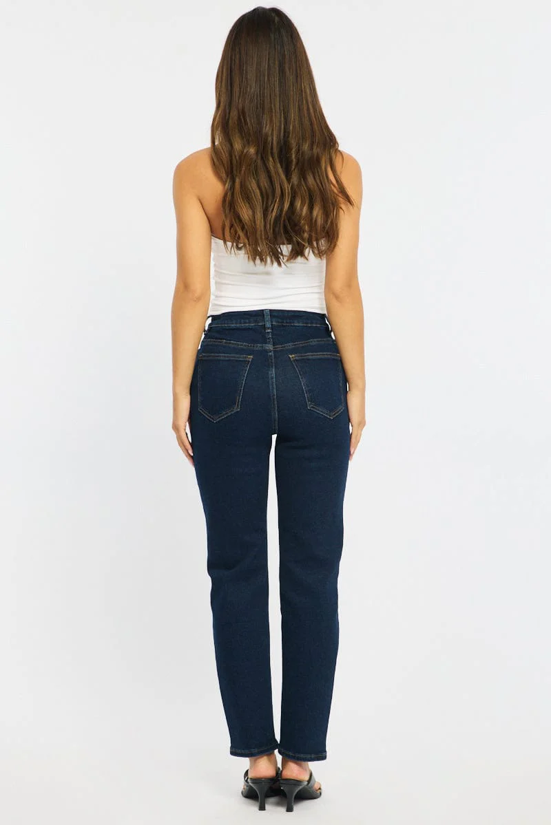 Denim Mom Jeans High Rise - Image 5