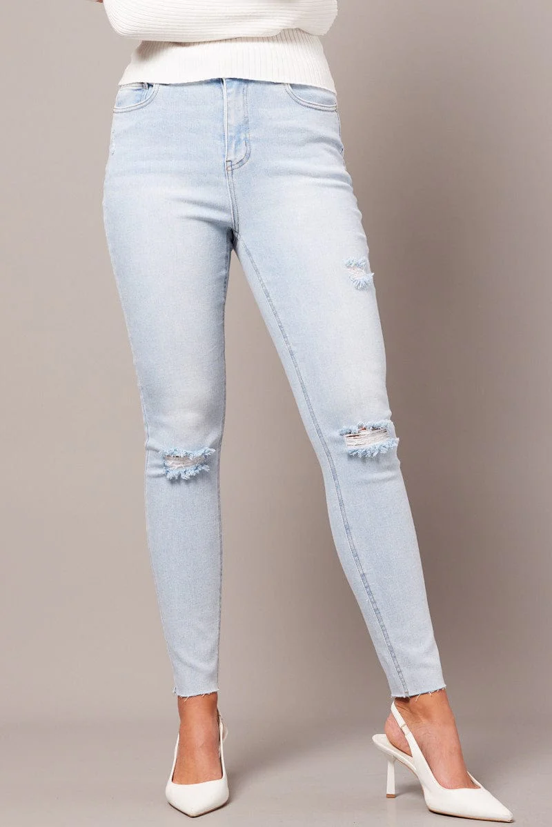 Denim Skinny Jean High Rise - Image 3