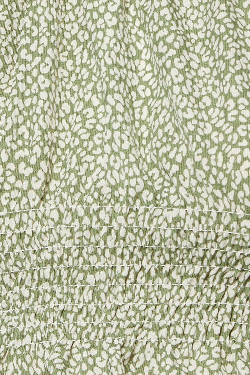 Geo Print Halter Top Sleeveless - Image 6