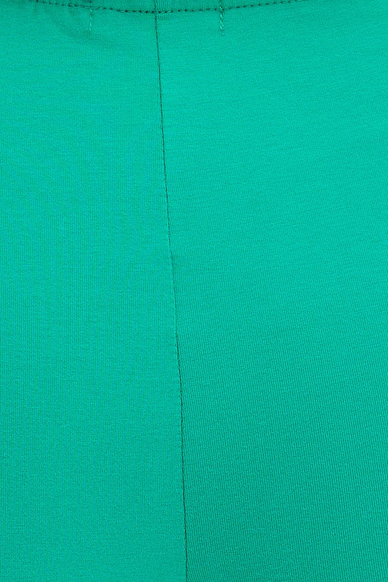 Green Bike Shorts Cotton - Image 6