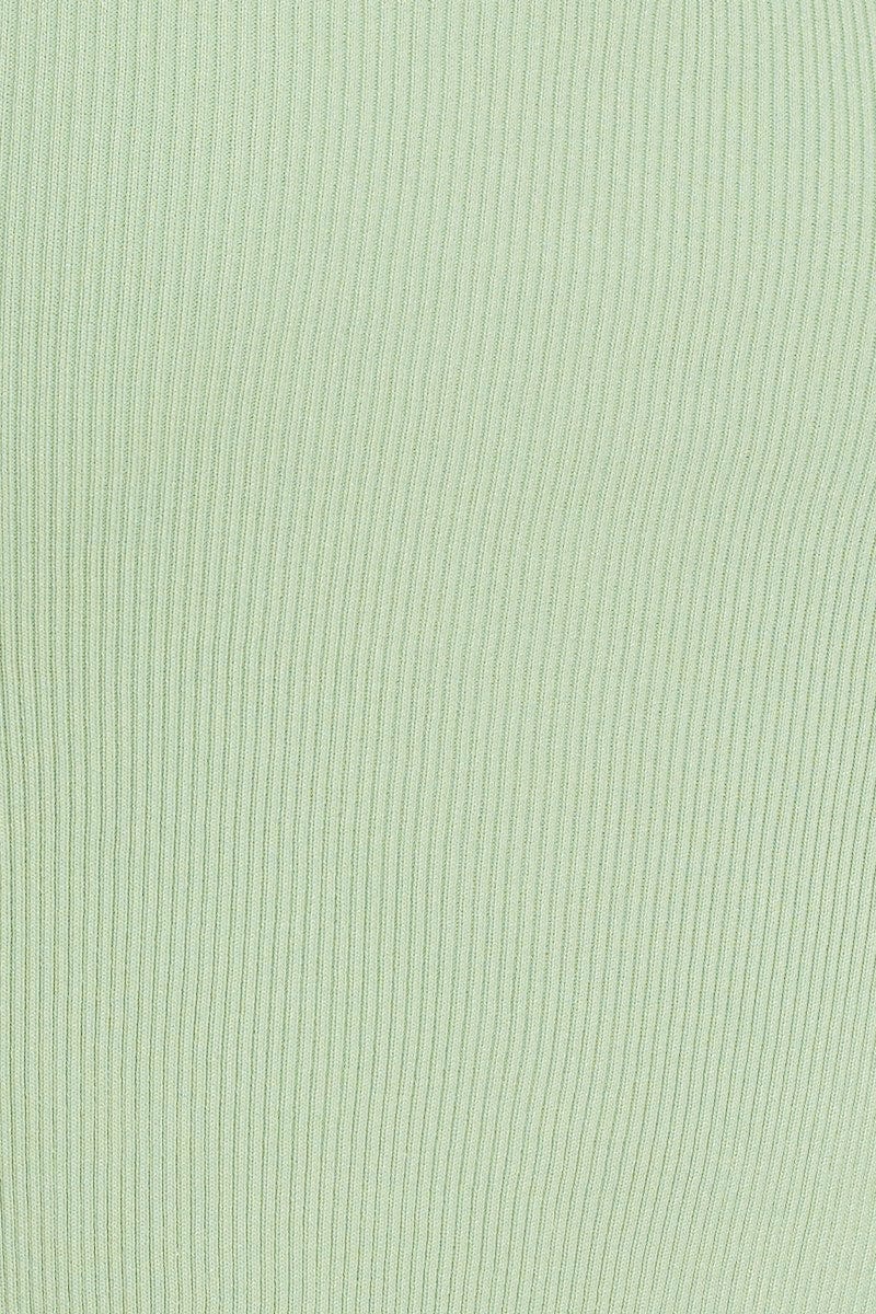 Green Knit Dress Bodycon - Image 6