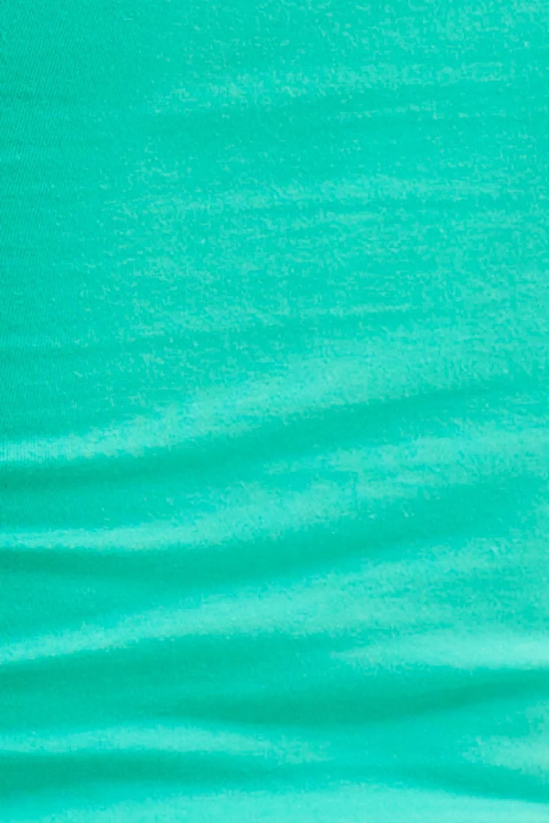 Green Lila Wide Waistband Detail Full Brief - Image 6