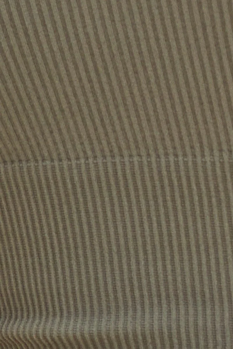 Green Seamless Tank Top Scoop Neck Rib Crop - Image 6