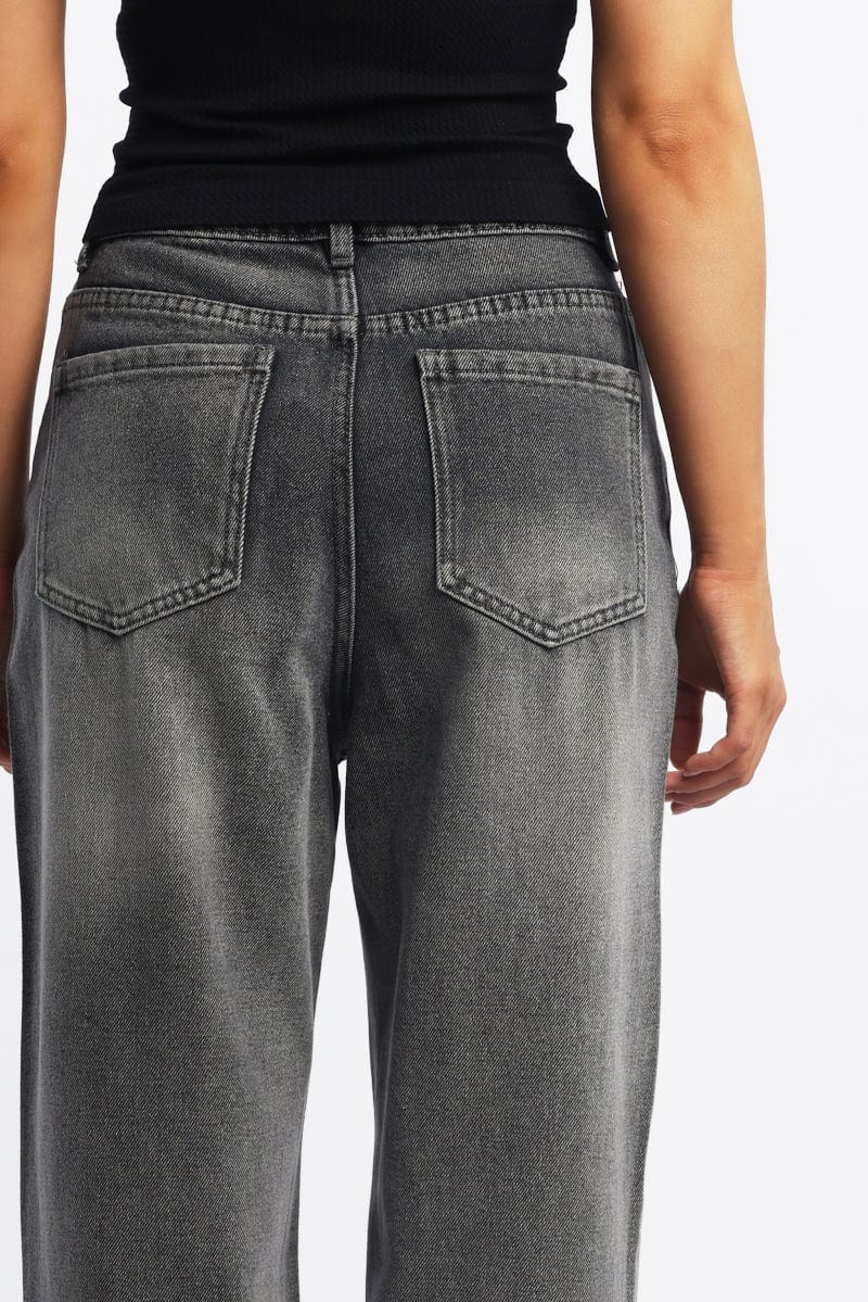 Grey Barrel Jeans Mid Rise - Image 5