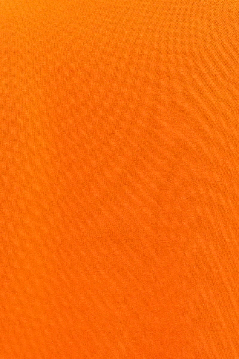 Orange Oversized Shirt Loungewear - Image 6