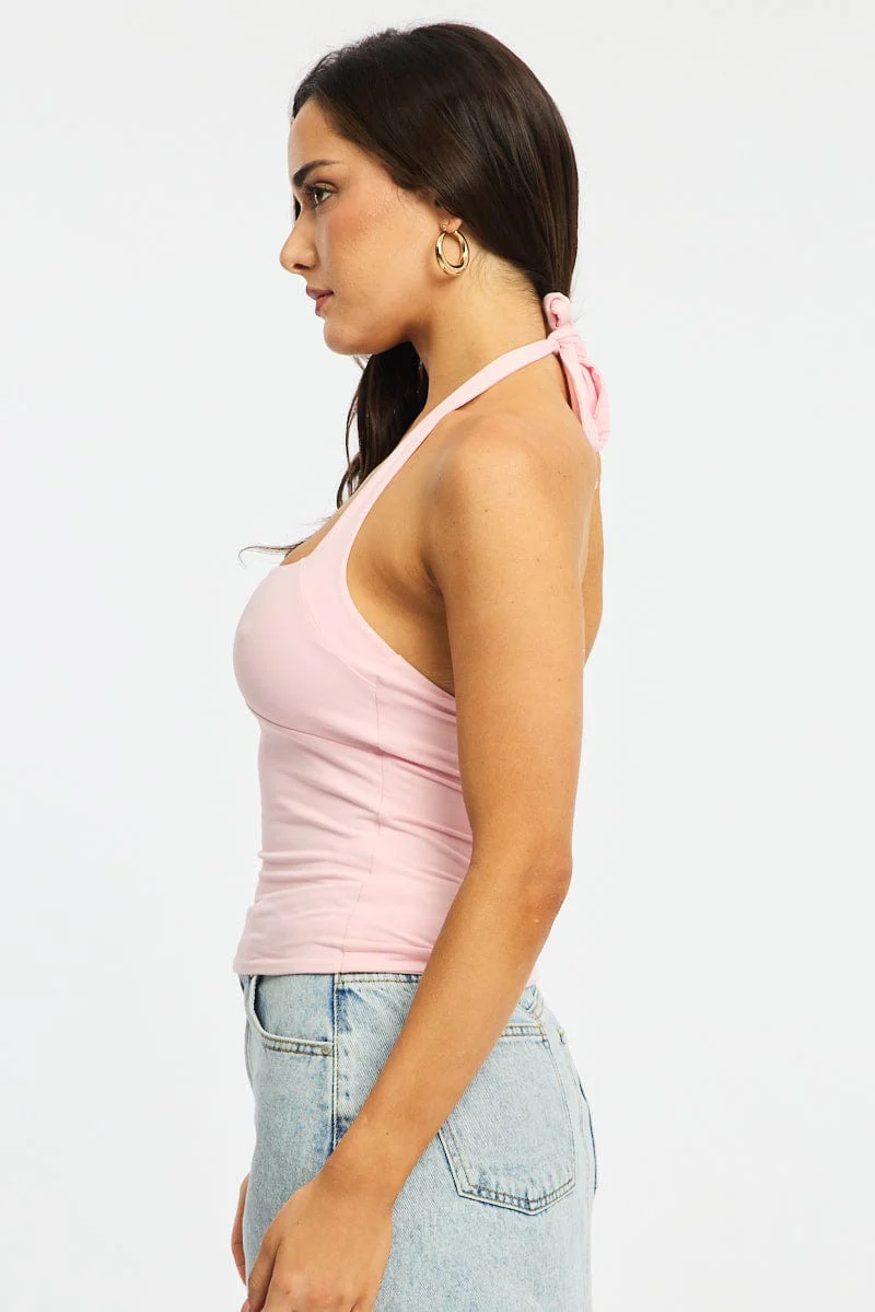 Pink Halter Top - Image 3
