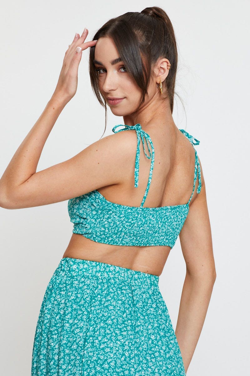 Print Crop Top Sleeveless - Image 10