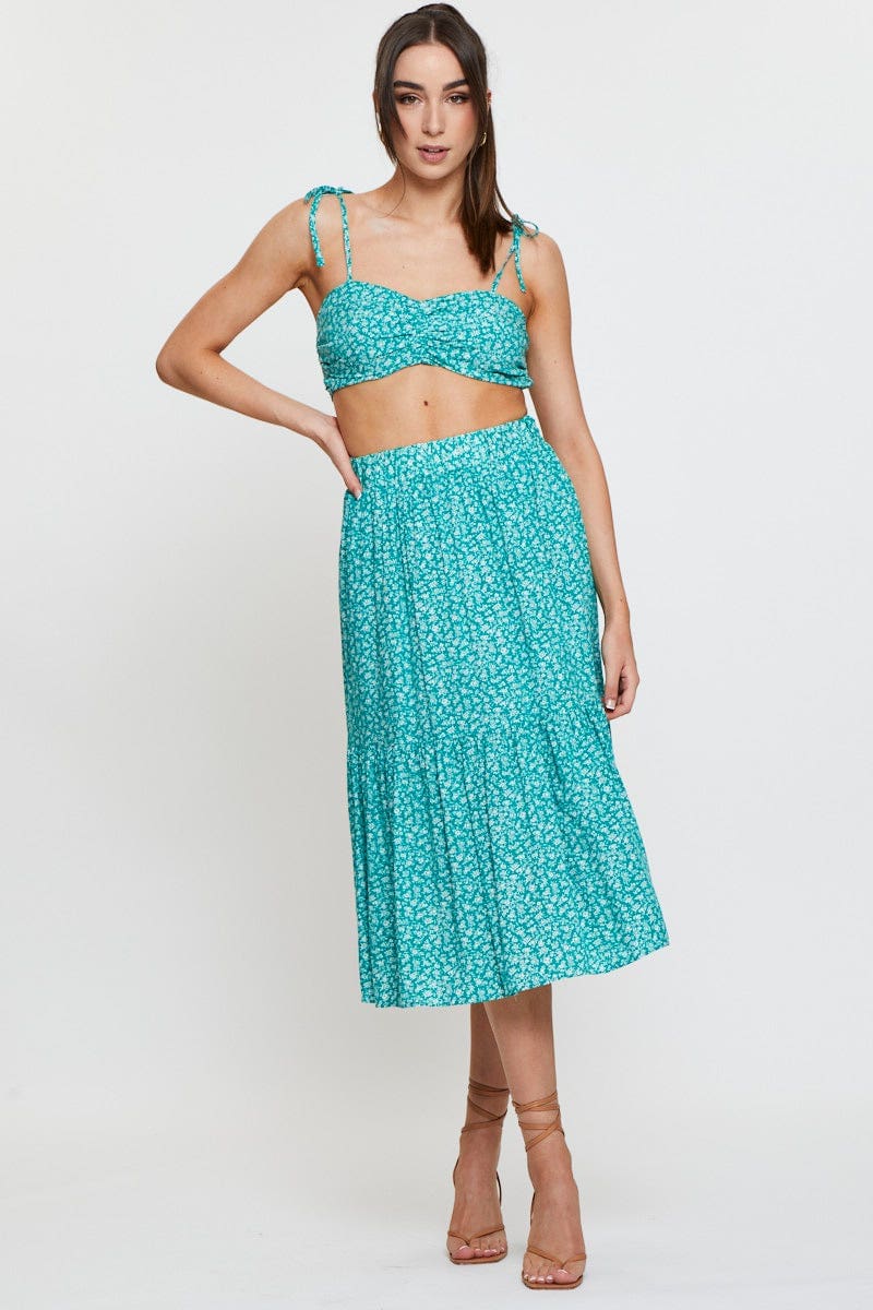 Print Crop Top Sleeveless - Image 3
