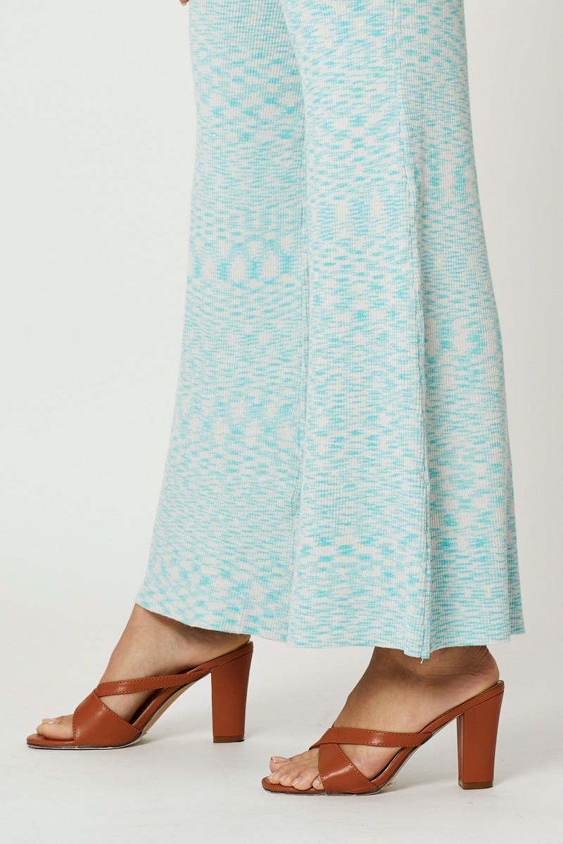 Print High Waist Pants Wide Leg - Image 5