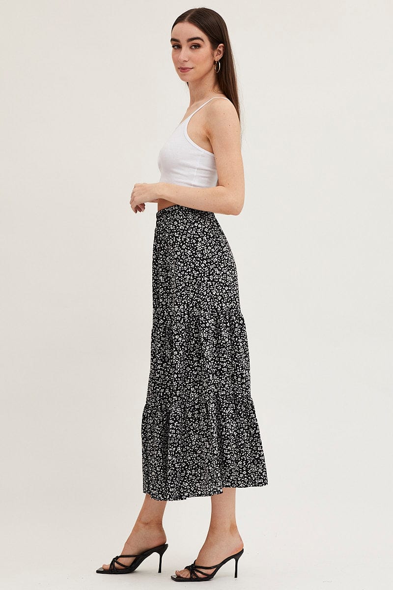 Print Maxi Skirt High Rise - Image 4