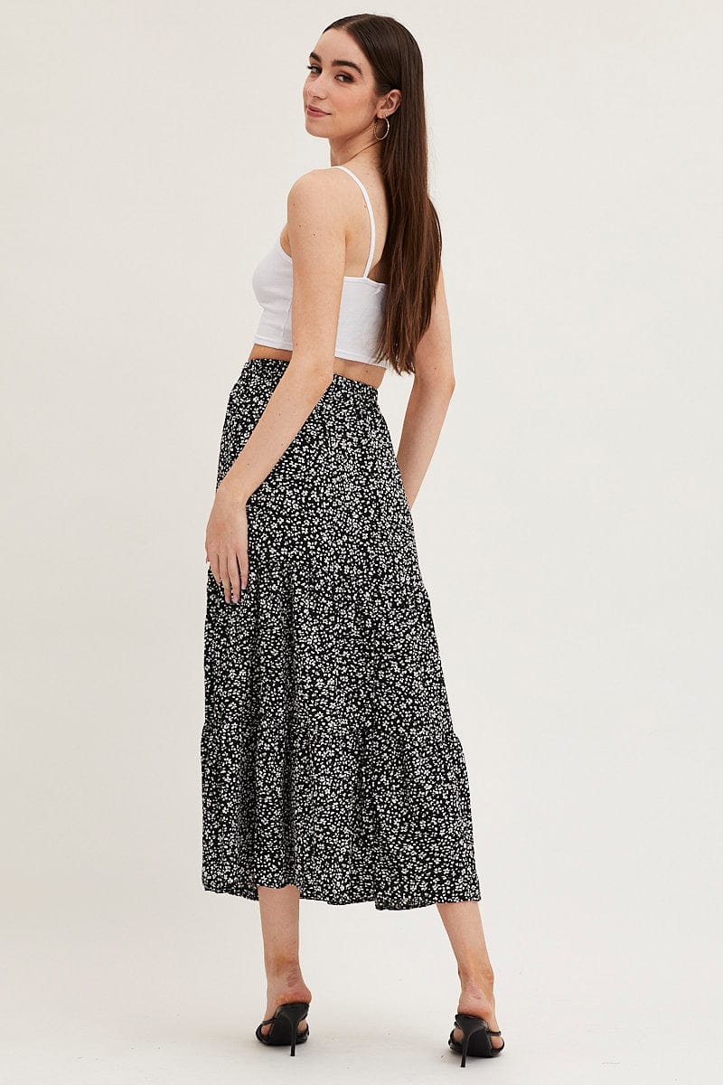 Print Maxi Skirt High Rise - Image 5