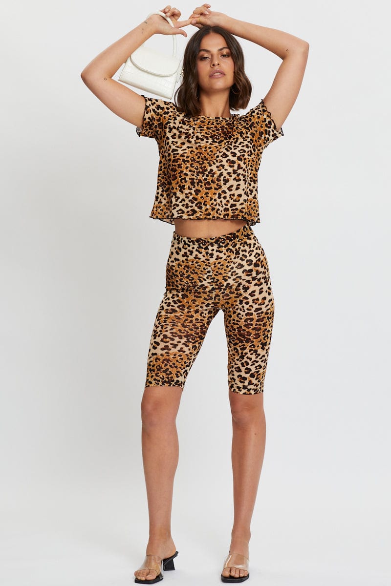 Print Mesh Bike Short - Image 5